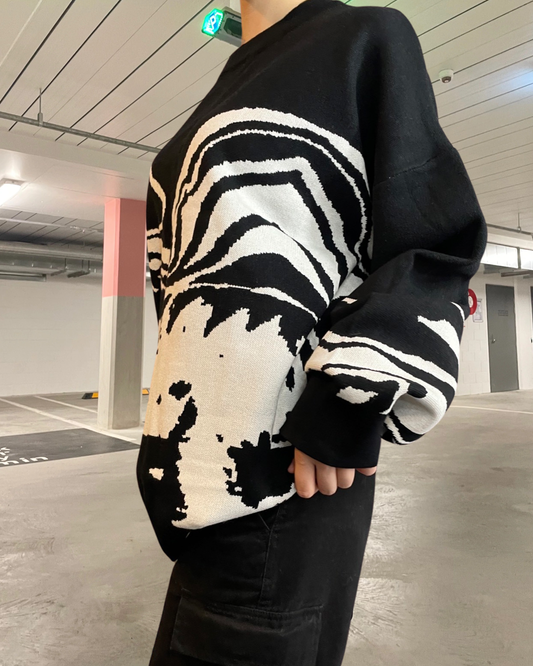 Lost Souls Art Black Sweater